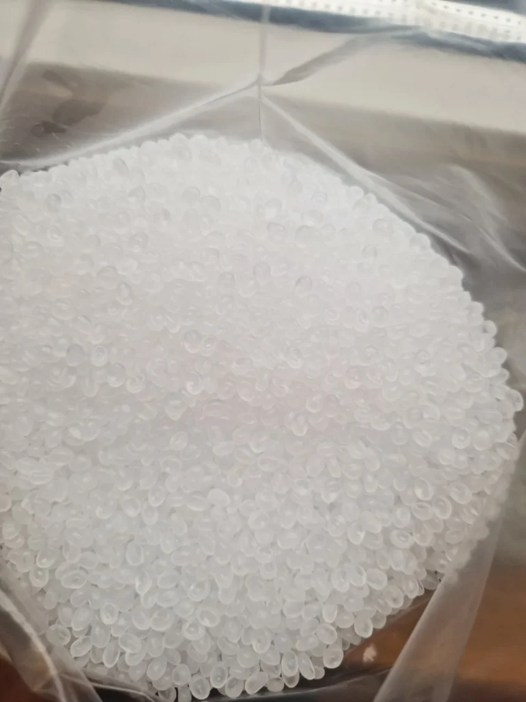 Transparentes PP-Granulat — Beispielcharge